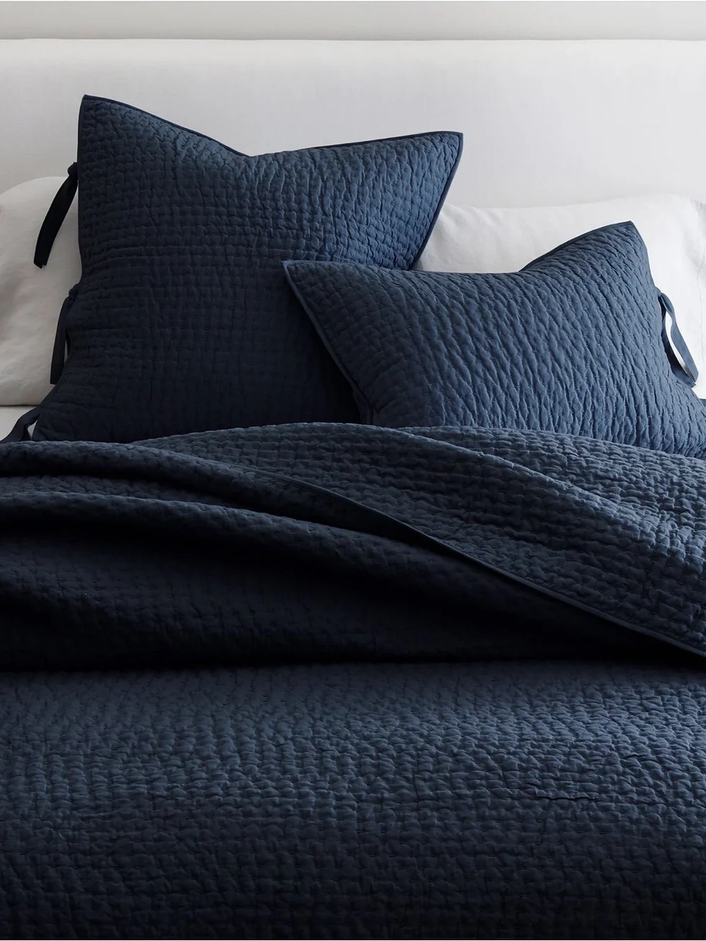 Pottery Barn Deep Navy Quilted Quilt (without shams)